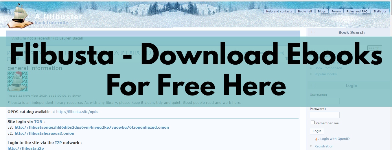 Flibusta Download Ebooks For Free Here