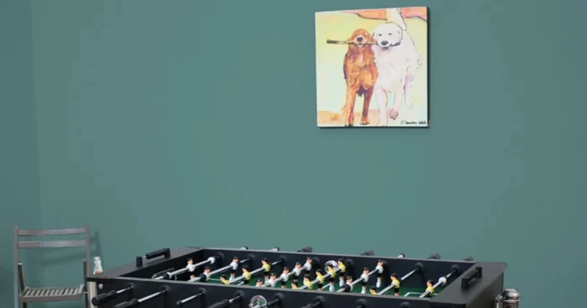 Foosball Table With Raised Corners Elevating The Game For A Better