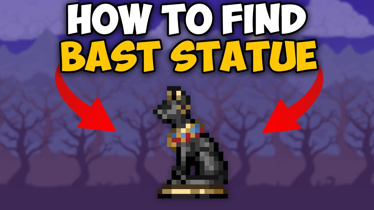 The Bast Statue In Terraria A Punny Tribute To The Egyptian Goddess