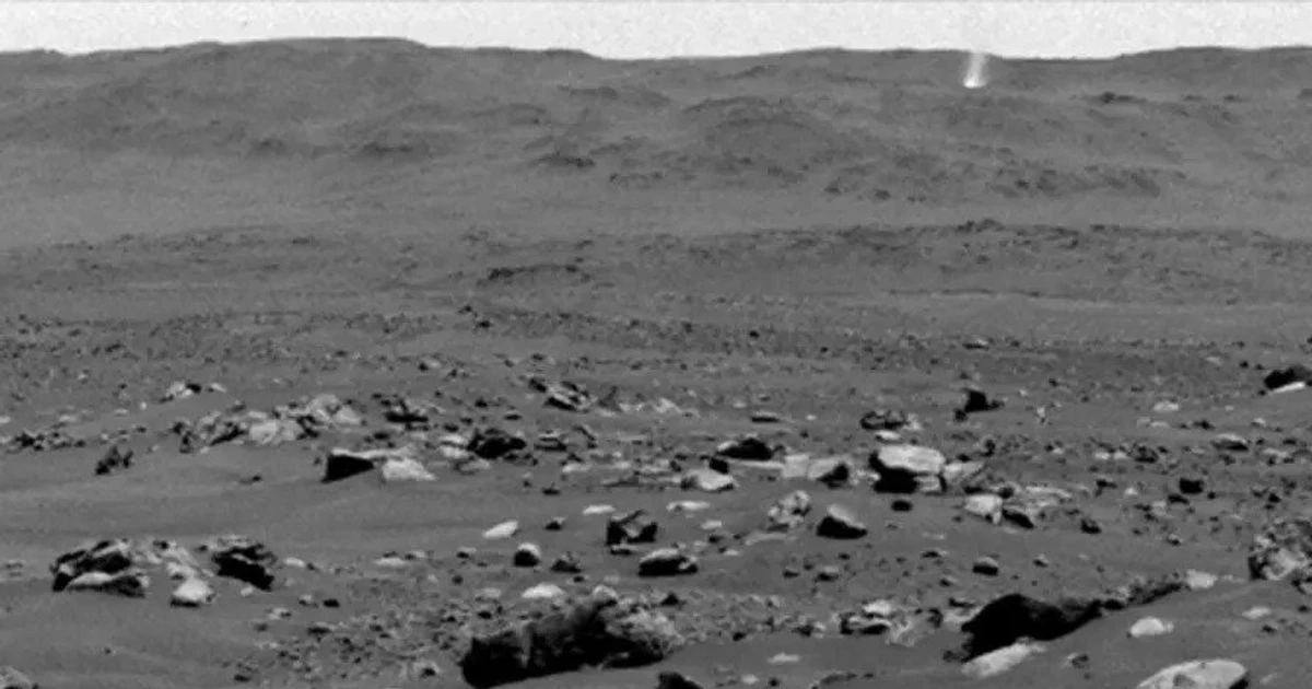 Perseverance Rover Captures Martian 'Dust Devil' In Action
